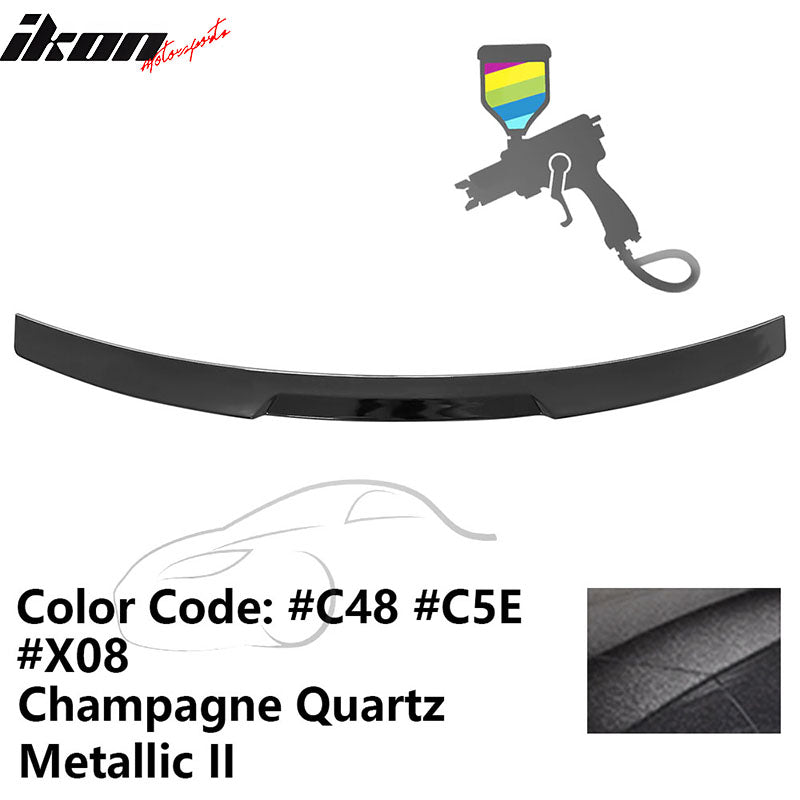 2020-2022 BMW G12 7-Series IKON Style Trunk Spoiler Painted #C48 Champagne Quartz Metallic II ABS