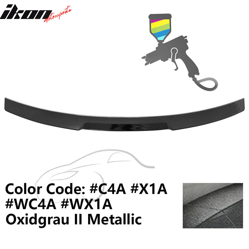 2020-2022 BMW G12 7-Series IKON Style Trunk Spoiler Painted #C4A Oxidgrau II Metallic ABS