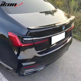 2020-2022 BMW G12 7-Series IK Style Gloss Black Rear Spoiler Wing ABS