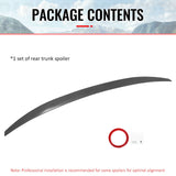 2016-2022 BMW G11 G12 7-Series & M760i IKON Style Unpainted Black Trunk Spoiler ABS