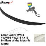 2019-2024 BMW G20 3 Series W93 Brilliant White Matte Trunk Spoiler ABS