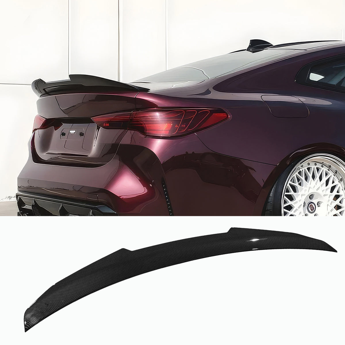 Trunk Spoiler for BMW G22 4-Series Coupe 2021-2026 PSM