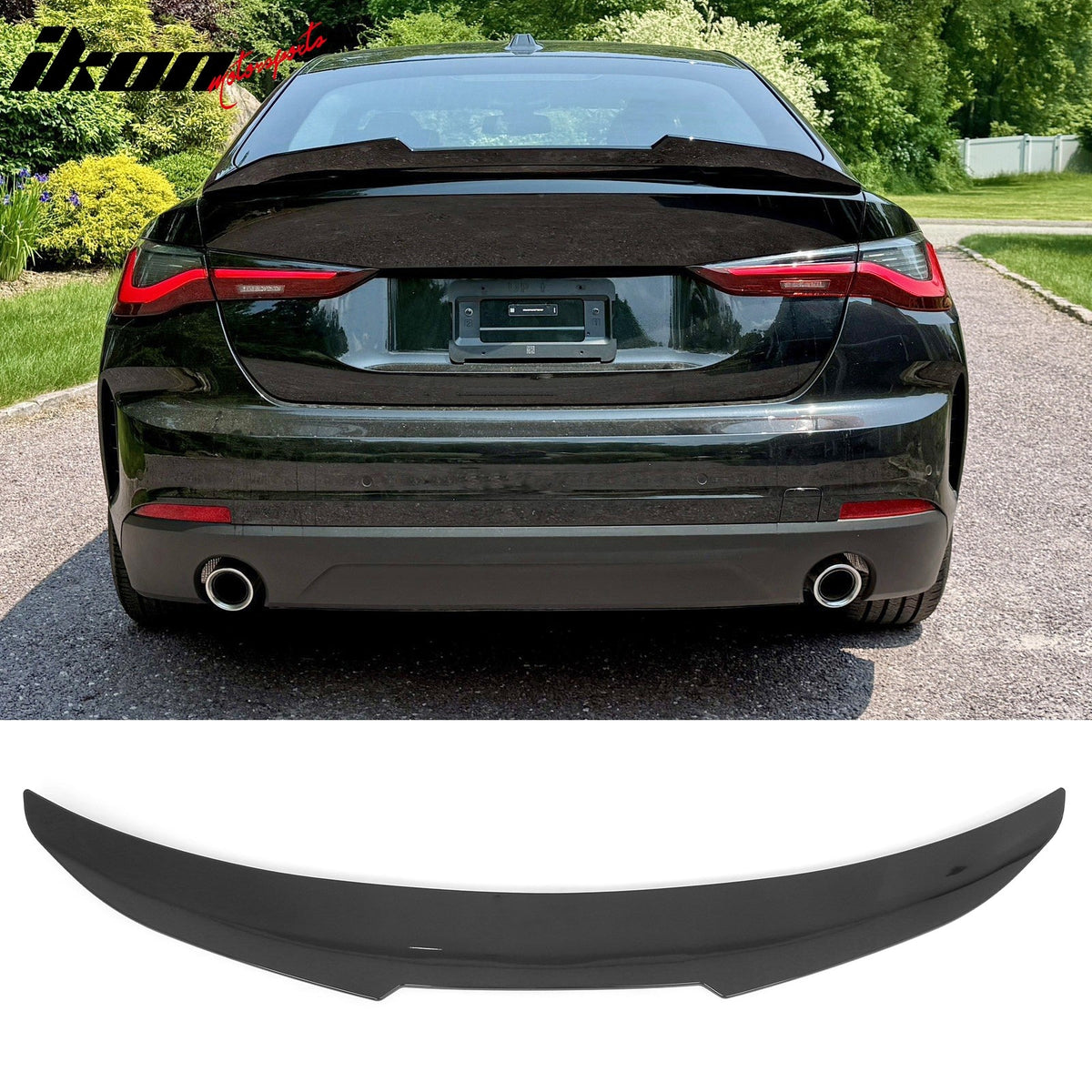 2021-2026 BMW G26 4 Series Gran Coupe i4 PSM Style Gloss Black Trunk Spoiler ABS