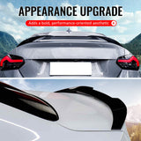 2022-2026 BMW 2-Series G42 G87 M2 IKON Style Trunk Spoiler Gloss Black ABS