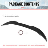 2022-2026 BMW 2-Series G42 G87 M2 IKON Style Trunk Spoiler Gloss Black ABS