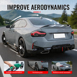 2022-2026 BMW 2-Series G42 G87 M2 IKON Style Trunk Spoiler Gloss Black ABS