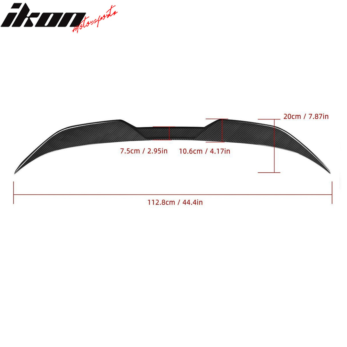 22-25 BMW G42 G87 2DR M Performance Rear Spoiler Wing Dry Carbon Fiber