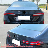 Trunk Spoiler for BMW G60 5 Series G90 M5 2024-2026 M Sport Gloss Black