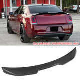 2011-2023 Chrysler 300 M Style Trunk Spoiler Carbon Fiber Print ABS