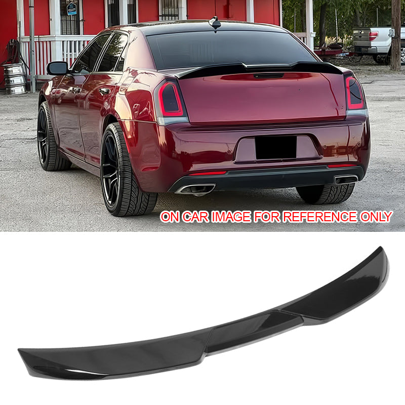 2011-2023 Chrysler 300 M Style Rear Trunk Spoiler Wing Gloss Black ABS