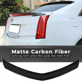 2016-2019 Cadillac ATS-V V Style Carbon Fiber Trunk Spoiler Wing