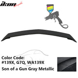 2016-2019 Cadillac ATS Sedan V Style Trunk Spoiler Wing ABS