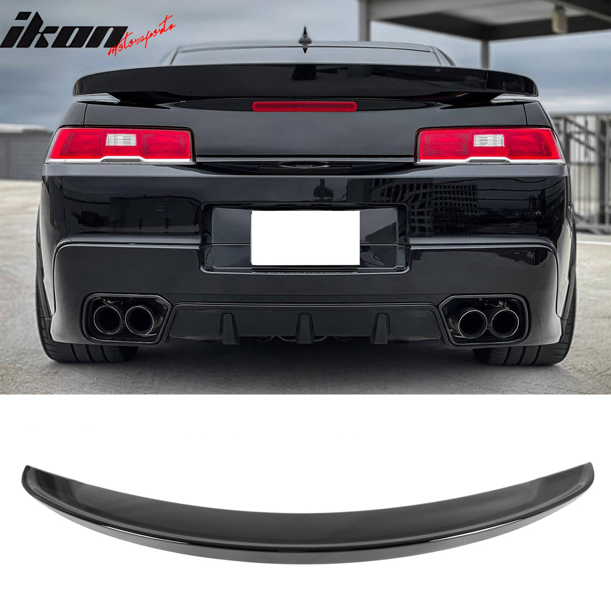 2014-2015 Chevrolet Camaro Z28 Coupe OE Style Gloss Black Trunk Spoiler ABS