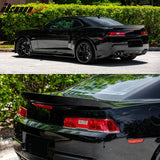 2014-2015 Chevrolet Camaro Z28 Coupe OE Style Gloss Black Trunk Spoiler ABS