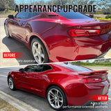 2016-2024 Chevrolet Camaro ZL1 Style Unpainted Black Trunk Spoiler ABS