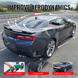 2016-2024 Chevrolet Camaro ZL1 Style Unpainted Black Trunk Spoiler ABS