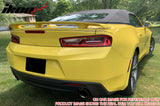 2016-2024 Chevrolet Camaro ZL1 Style Unpainted Black Trunk Spoiler ABS