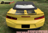 2016-2024 Chevrolet Camaro ZL1 Style Unpainted Black Trunk Spoiler ABS