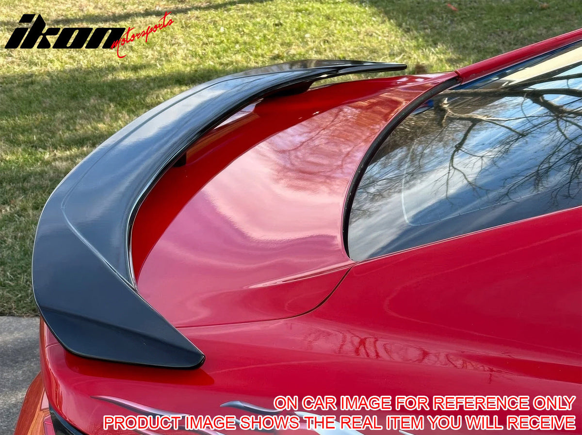 2016-2024 Chevrolet Camaro ZL1 Style Unpainted Black Trunk Spoiler ABS