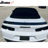 2016-2024 Chevrolet Camaro ZL1 Style Gloss Black Trunk Spoiler ABS