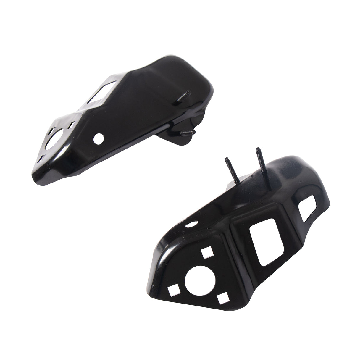 Rear Trunk Spoiler Brackets for Chevy Corvette C8 2023-2026 OE Style Black