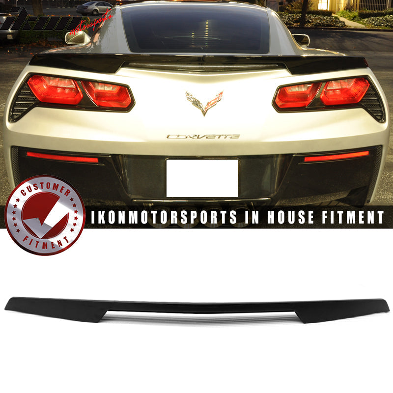 2014-2019 Chevrolet Corvette C7 Painted ABS Rear Trunk Spoiler Wing