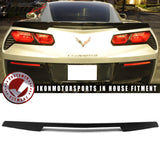 2014-2019 Chevrolet Corvette C7 Painted ABS Rear Trunk Spoiler Wing