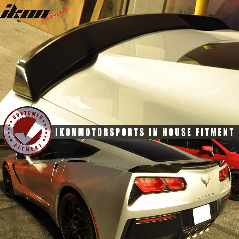 2014-2019 Chevrolet Corvette C7 Painted ABS Rear Trunk Spoiler Wing