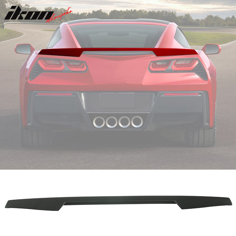 2014-2019 Chevrolet Corvette C7 Painted ABS Rear Trunk Spoiler Wing