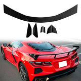 2020-2025 Chevy Corvette High Wing Trunk Spoiler Wing ABS