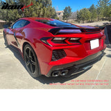 2020-2025 Chevy Corvette Z51 Style Trunk Rear Spoiler Wing ABS