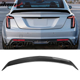 2020-2026 Cadillac CT5 V Blackwing Gloss Black Rear Trunk Spoiler ABS