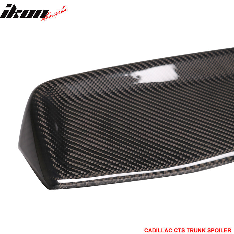 Rear Spoiler for 03-07 Cadillac CTS Sedan OE Carbon Fiber Spoiler Wing