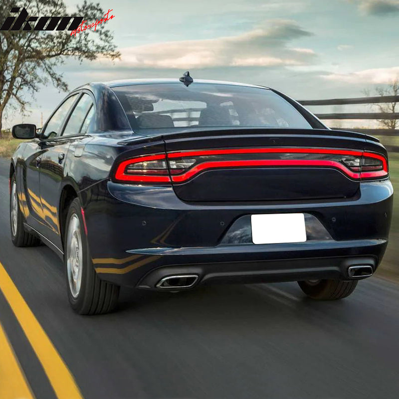 2015-2023 Dodge Charger OEM Style Painted Rear Trunk Spoiler Wing ABS