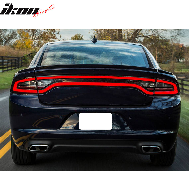 2015-2023 Dodge Charger OEM Style Painted Rear Trunk Spoiler Wing ABS