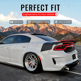 Trunk Spoiler for Dodge Charger Redeye 2015-2023 Carbon Fiber Print ABS