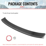 Trunk Spoiler for Dodge Charger Redeye 2015-2023 Carbon Fiber Print ABS