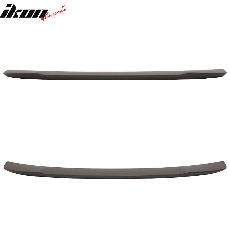 2015-2023 Dodge Charger SRT Hellcat Matte Black Trunk Spoiler Lip ABS