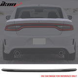 15-23 Dodge Charger SRT8 SRT Hellcat Matte Black Rear Spoiler Wing ABS