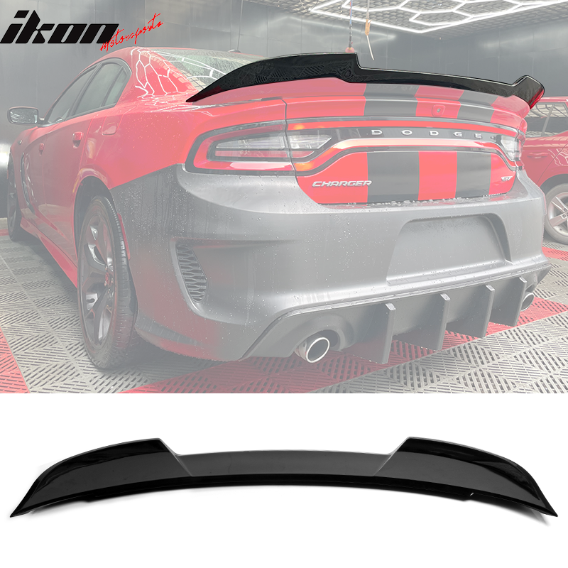 2015-2023 Dodge Charger Rear Spoiler SRT Style Painted Spoiler Lip ABS