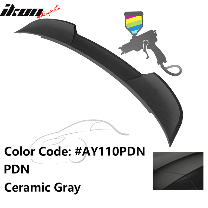 2015-2023 Dodge Charger Rear Spoiler SRT Style Painted Spoiler Lip ABS