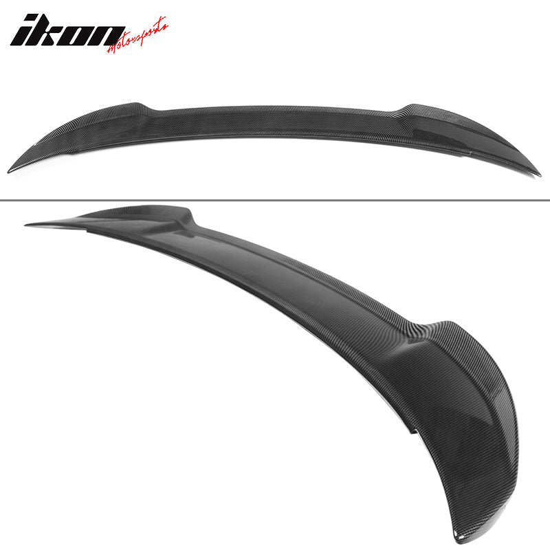 2015-2023 Dodge Charger V3 Style Rear Spoiler Carbon Fiber Print