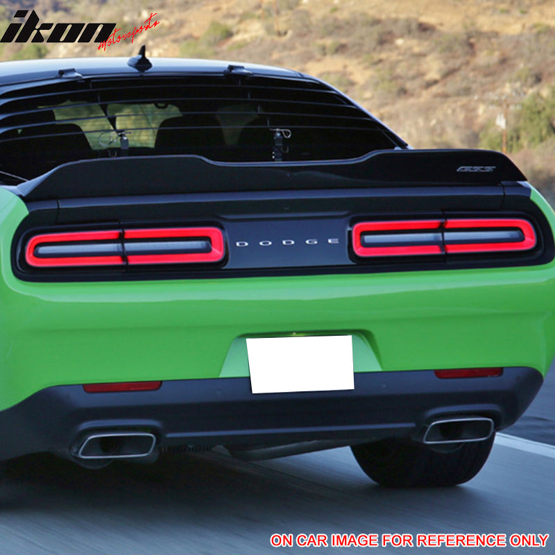 2015-2023 Dodge Challenger OE Style No Camera Hole Trunk Spoiler ABS