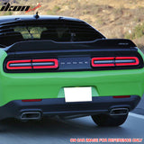 2015-2023 Dodge Challenger OE Style No Camera Hole Trunk Spoiler ABS