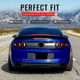 2005-2009 Ford Mustang GT500 Style Gloss Black Trunk Spoiler ABS
