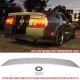2005-2009 Ford Mustang Rear Trunk Spoiler Ducktail Wing Lip ABS