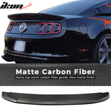 2010-2014 Ford Mustang GT500 Style Carbon Fiber Trunk Spoiler Wing