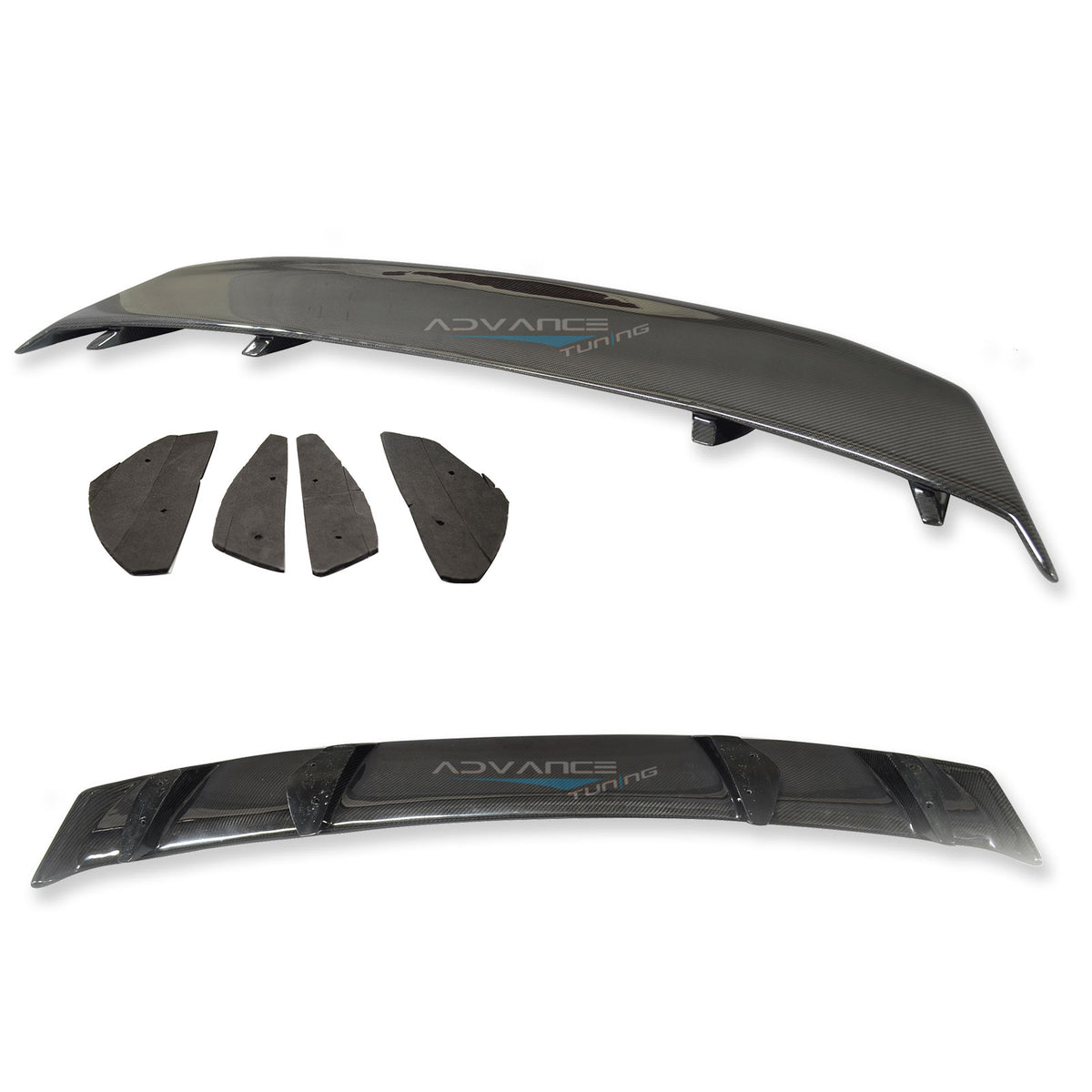 2010-2014 Ford Mustang LS Style Carbon Fiber Rear Trunk Spoiler Wing