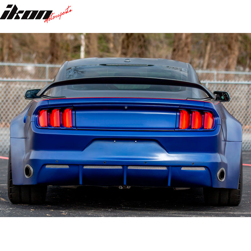 Rear Trunk Spoiler Wing for Ford Mustang Coupe Convertible 2015-2023 ABS