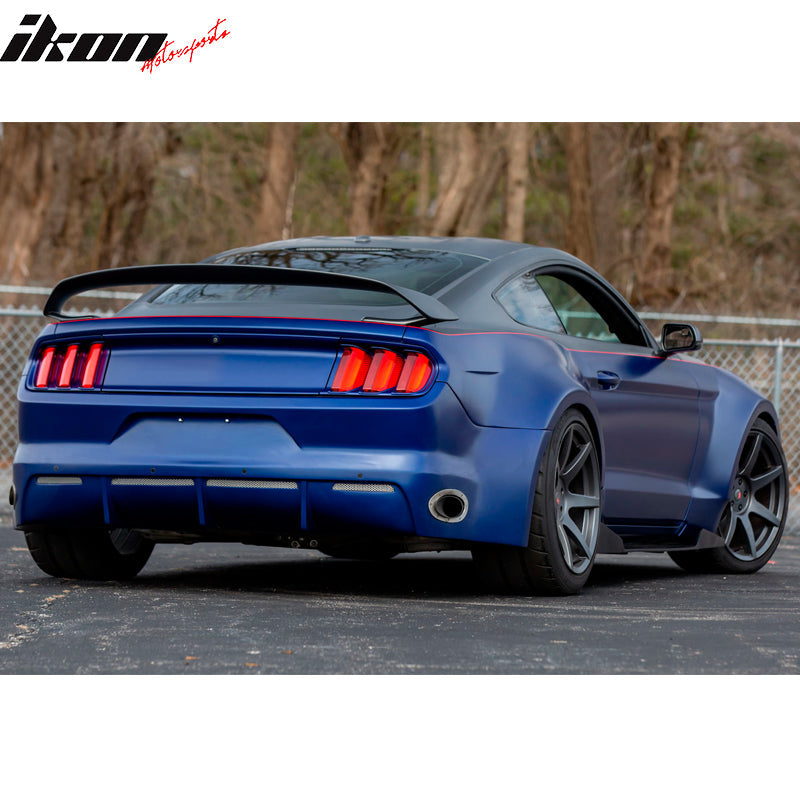 Rear Trunk Spoiler Wing for Ford Mustang Coupe Convertible 2015-2023 ABS
